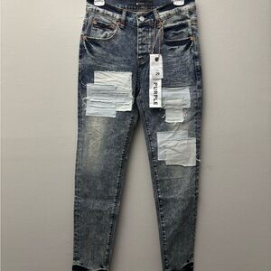 Purple Brand Men's Distressed Blue Jeans Size 29